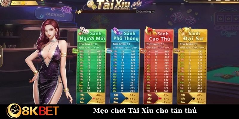 Mẹo chơi Tài Xỉu cho tân thủ